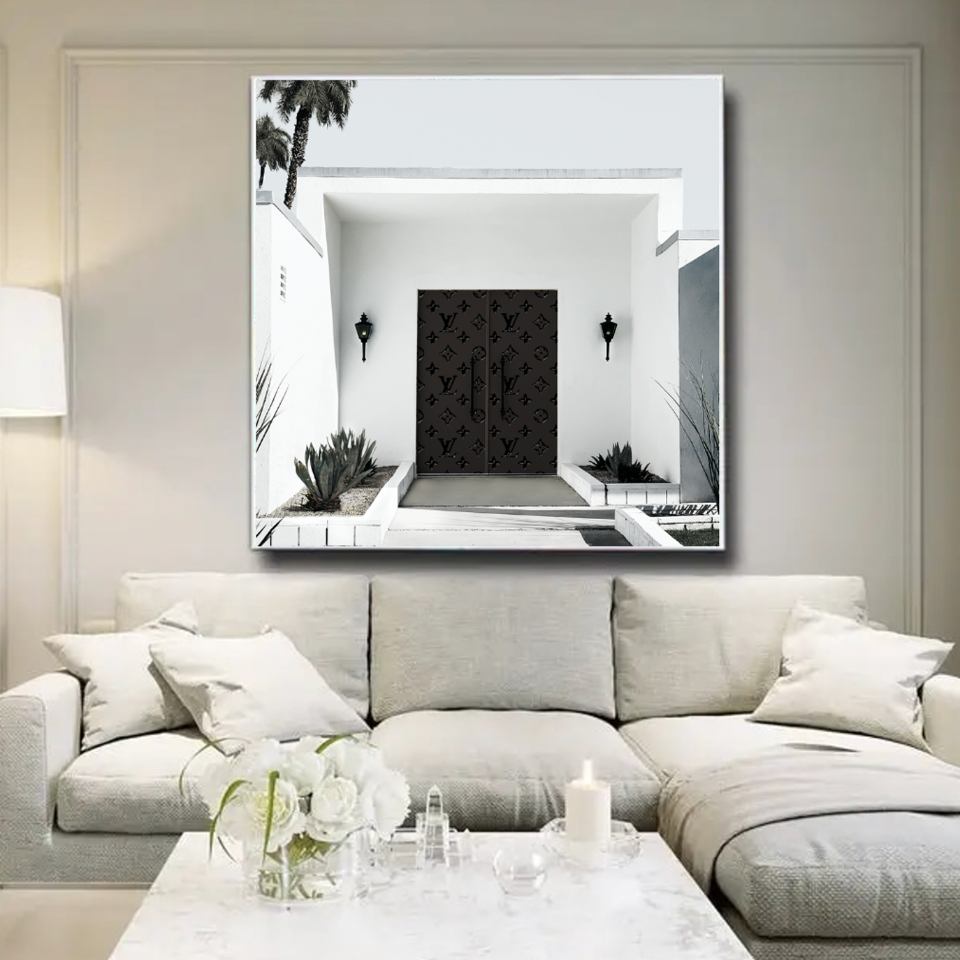 Interior Ave - Casa Amor - 75cm x 75cm Canvas Artwork | Auzzi Store