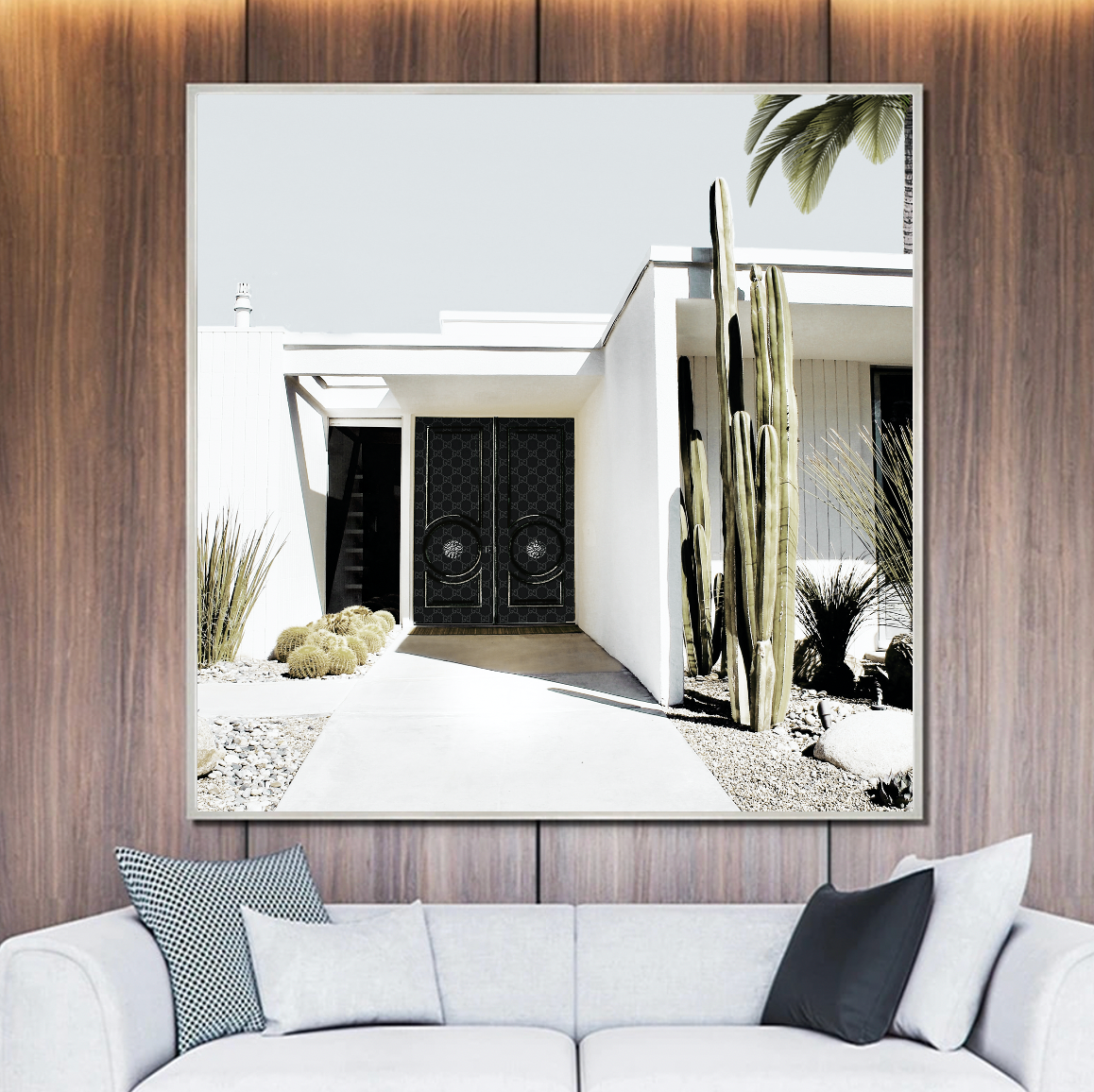 Interior Ave - Resident G - 75cm x 75cm Canvas Artwork | Auzzi Store