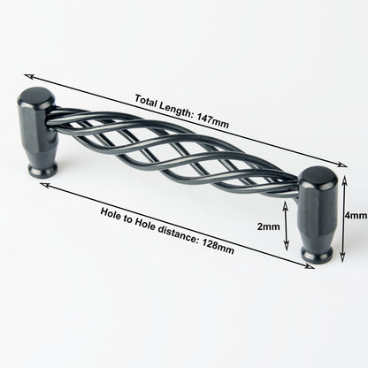 Iron-nickel alloy Kitchen Door Cabinet Drawer Handle Pulls 128mm | Auzzi Store