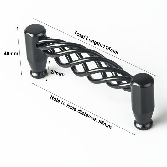 Iron-nickel alloy Kitchen Door Cabinet Drawer Handle Pulls 96mm | Auzzi Store