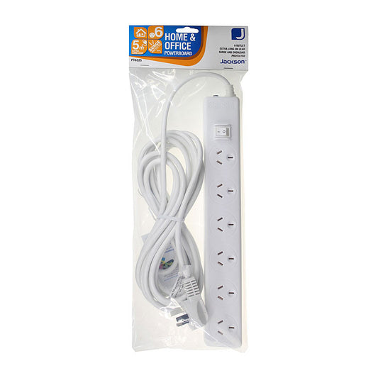 JACKSON 6 Way Powerboard 5m | Auzzi Store