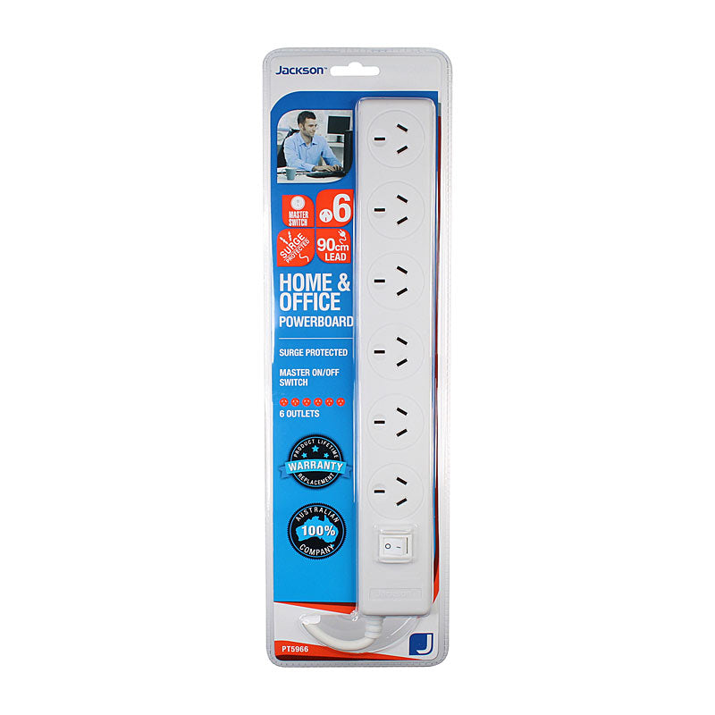 JACKSON 6 Way Powerboard 90cm | Auzzi Store