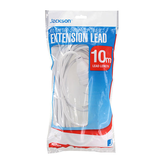 JACKSON Ext Lead 10m White | Auzzi Store