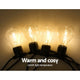 Jingle Jollys 23m LED Festoon String Lights 20 Bulbs Kits Wedding Party Christmas A19 | Auzzi Store
