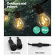Jingle Jollys 23m LED Festoon String Lights 20 Bulbs Kits Wedding Party Christmas A19 | Auzzi Store
