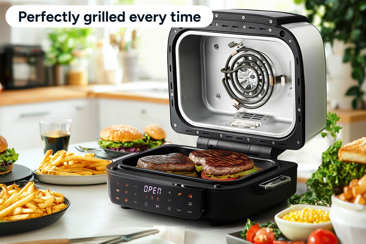 Kogan Air Fryer and Smart Grill with Built-in Thermometer