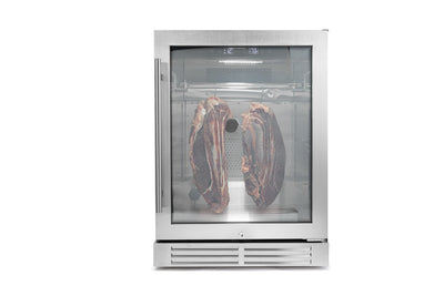 125L Commercial Dry Ager Meat Fridge - UV Sanitisation, LED Light, Adjustable Shelves