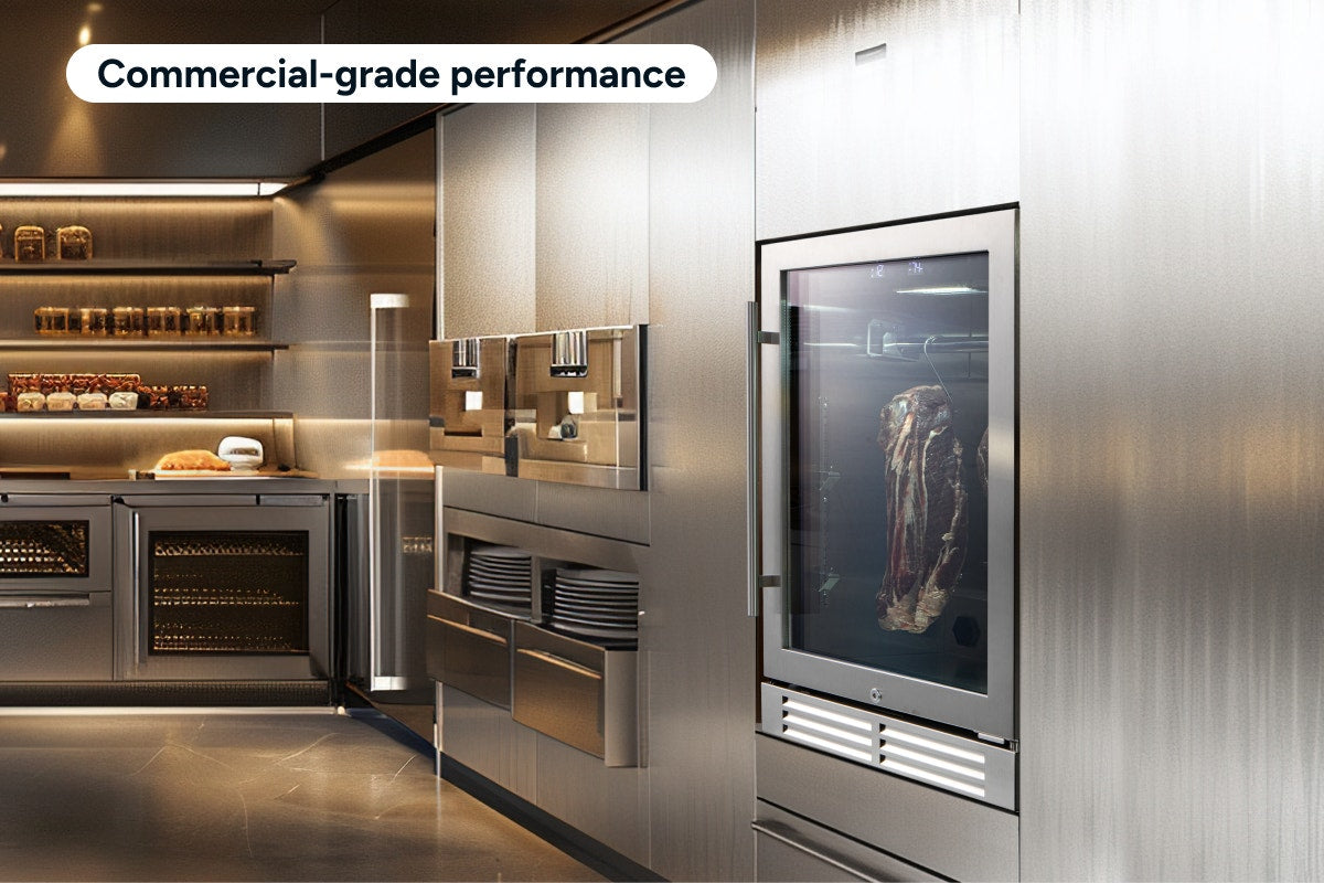 Kogan 125L Commercial Dry Ager Meat Fridge Cabinet