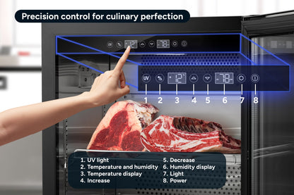 Kogan 125L Commercial Dry Ager Meat Fridge Cabinet