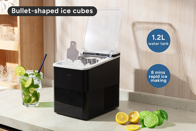 Kogan 12kg Ice Cube Maker - Black