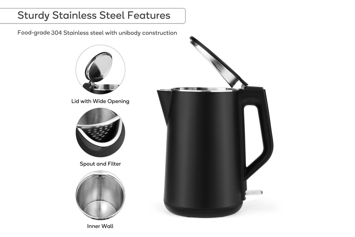 Kogan 1.5L Double Walled Kettle