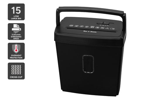Kogan Cross Cut 8 Sheet Paper Shredder