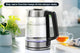 Kogan SmarterHome™ 1.7L Double Wall Glass Smart Kettle (Stainless Steel)