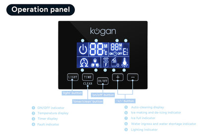 Kogan 40kg Commercial Ice Cube Maker