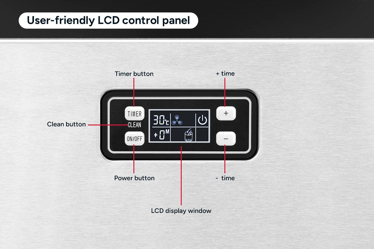Kogan 45kg Commercial Ice Cube Maker