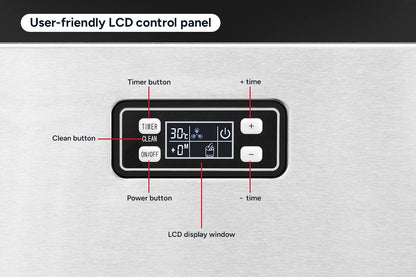 Kogan 45kg Commercial Ice Cube Maker