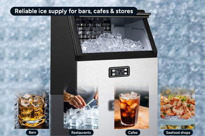 Kogan 45kg Commercial Ice Cube Maker