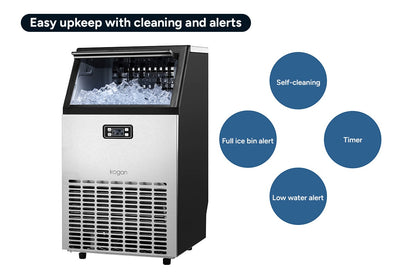 Kogan 45kg Commercial Ice Cube Maker