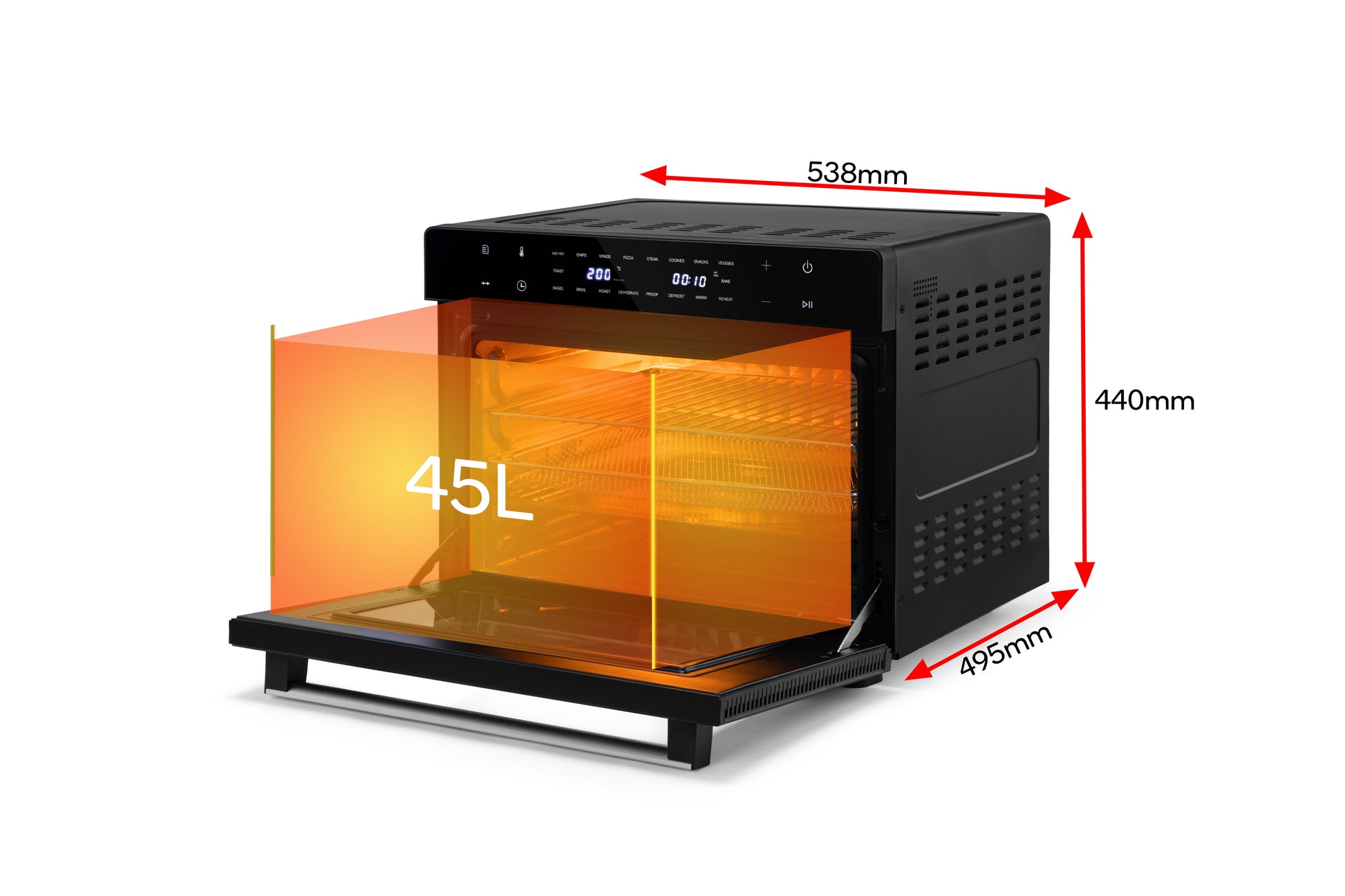 Kogan XXXXL 45L Digital Air Fryer Oven