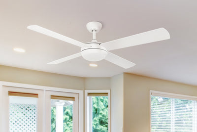 Kogan SmarterHome™  132cm DC Motor Ceiling Fan with LED Light - White