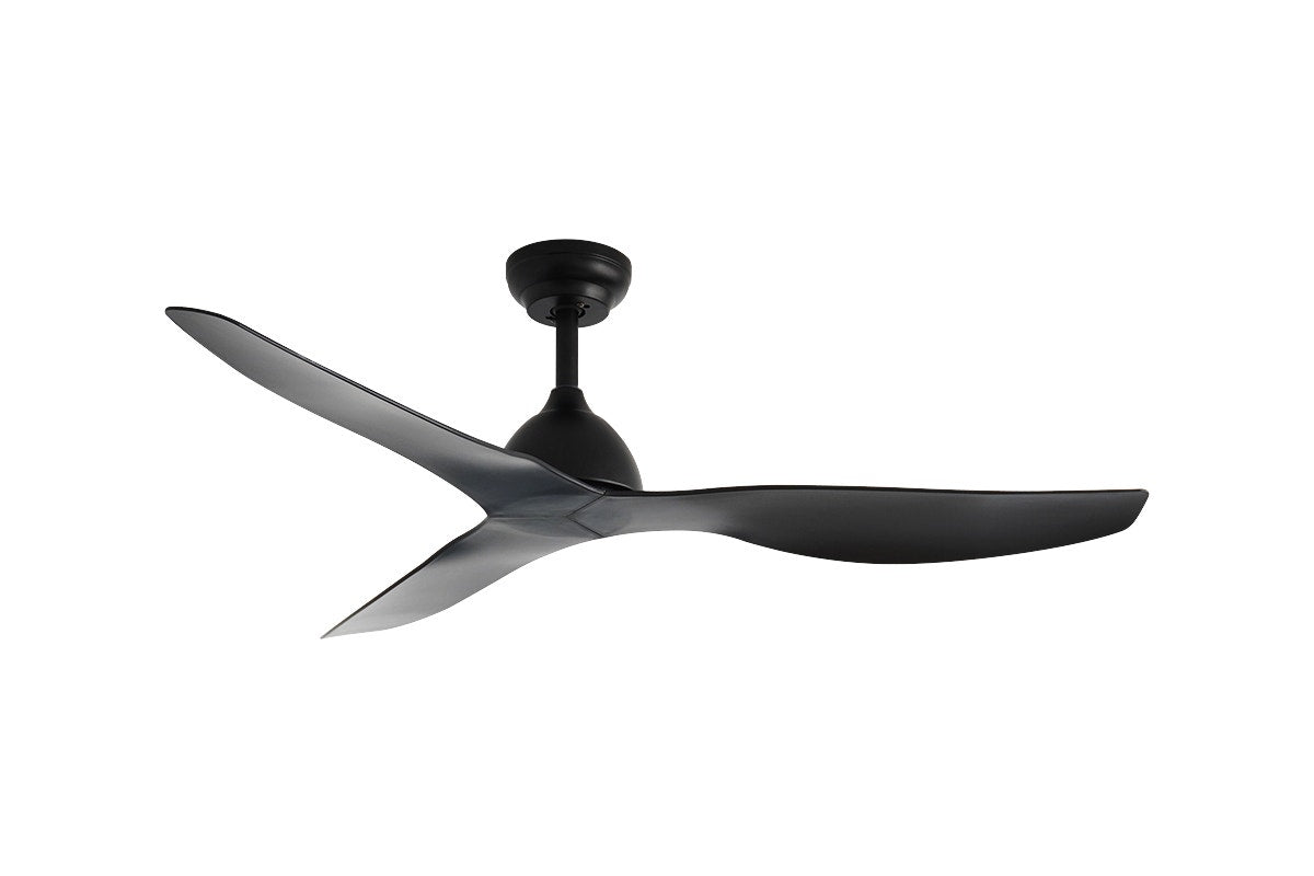Kogan 132cm DC Motor Ceiling Fan with Remote (Black)