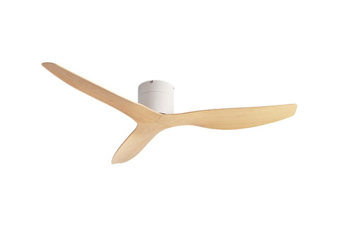 Kogan 132cm DC Motor Ceiling Fan with Remote (Oak) - Auzzistore
