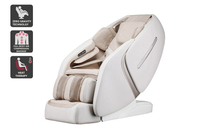 Kogan S63 Zero-Gravity SL-Track Heated Shiatsu Massage Recliner Chair (Champagne)