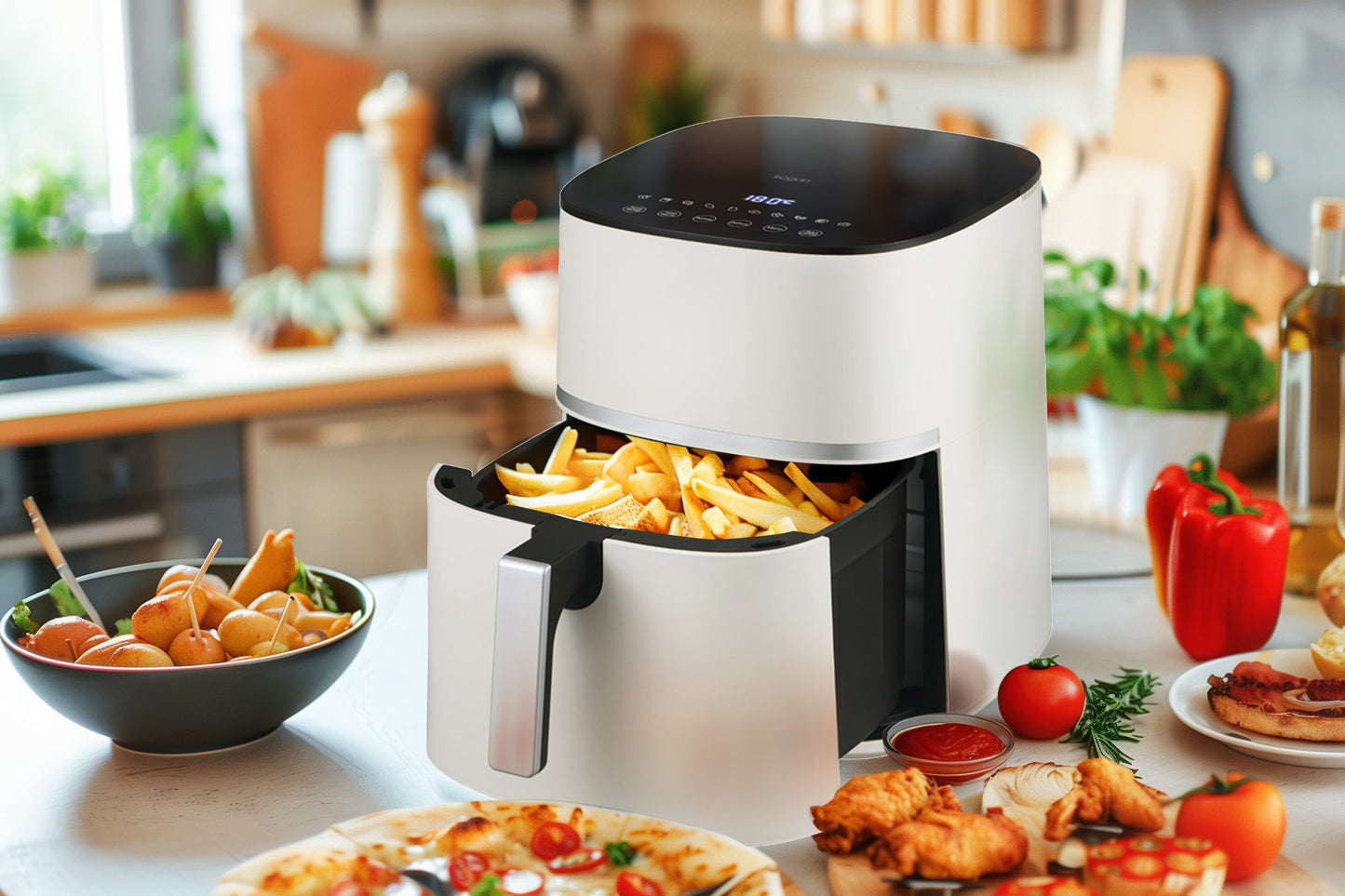 Kogan 7L XXL Digital Air Fryer (White)