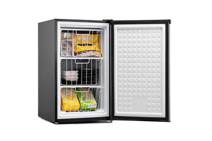 Kogan 84L Upright Freezer (Stainless Steel)