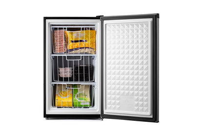 Kogan 84L Upright Freezer (Stainless Steel)