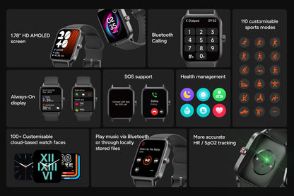 Kogan Active 4 Pro GPS Smart Sports Watch (Black)