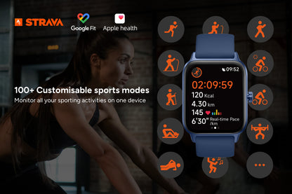 Kogan Active 4 Pro GPS Smart Sports Watch (Navy)
