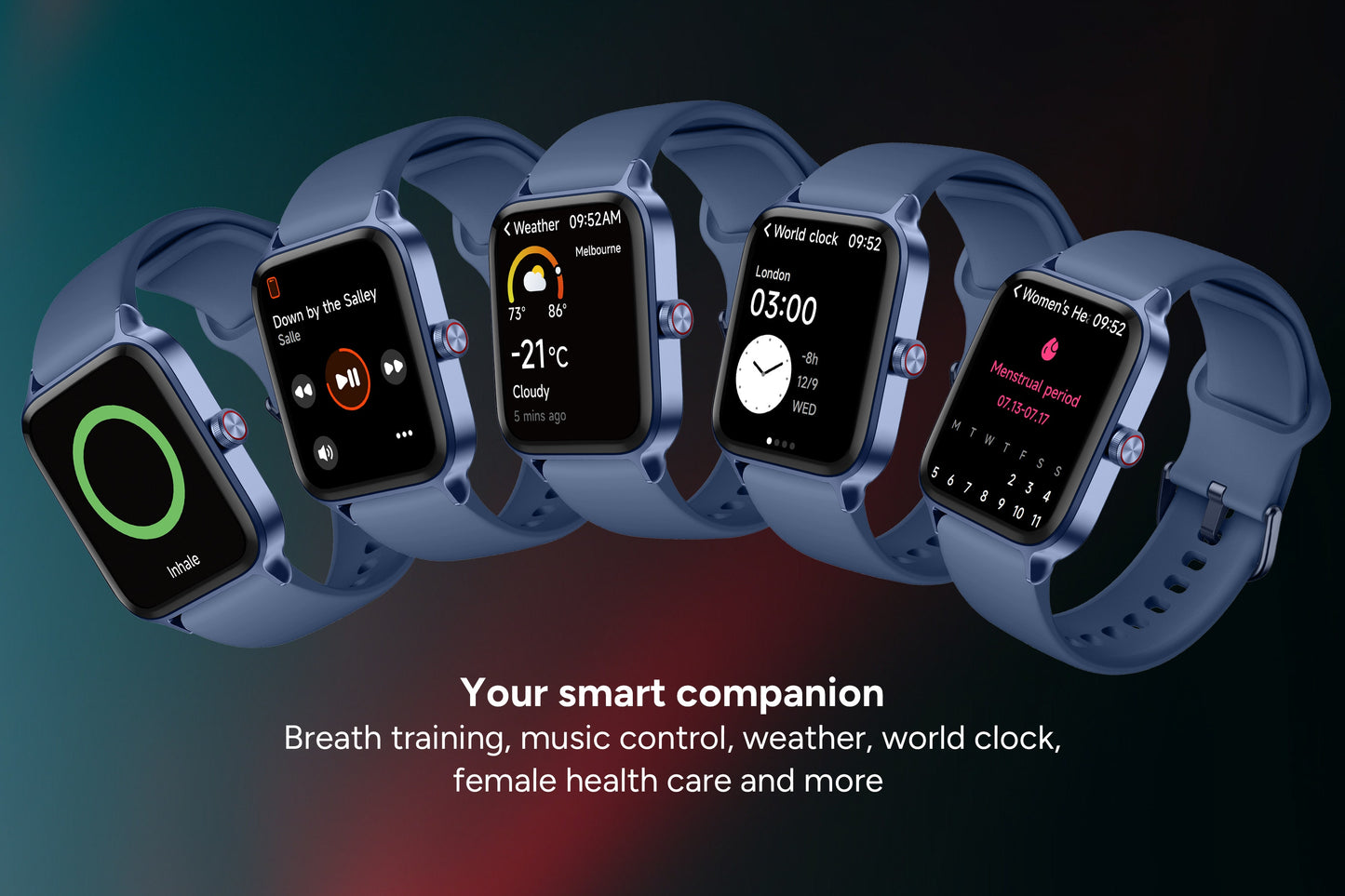 Kogan Active 4 Pro GPS Smart Sports Watch (Navy)