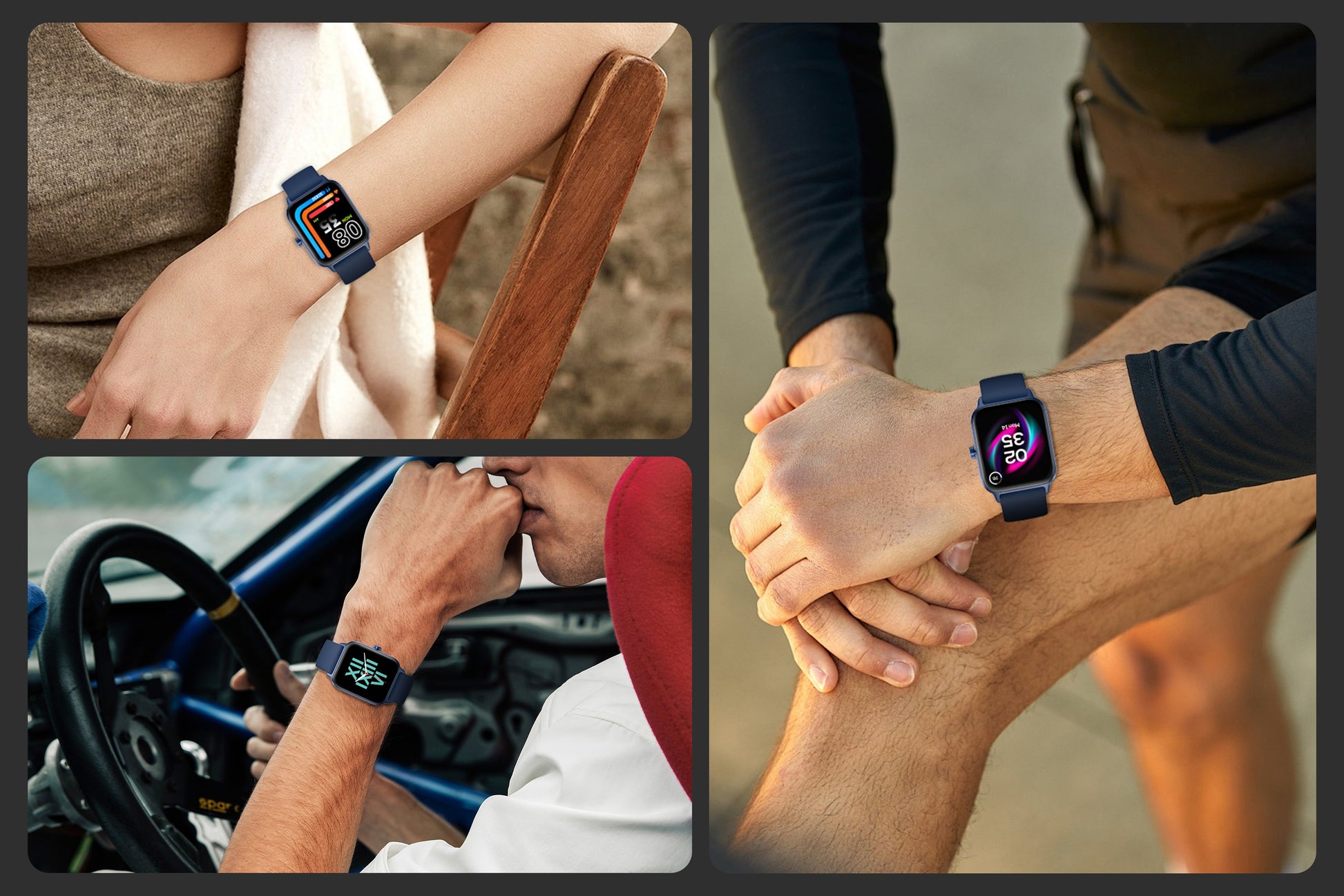Kogan Active 4 Pro GPS Smart Sports Watch (Navy)