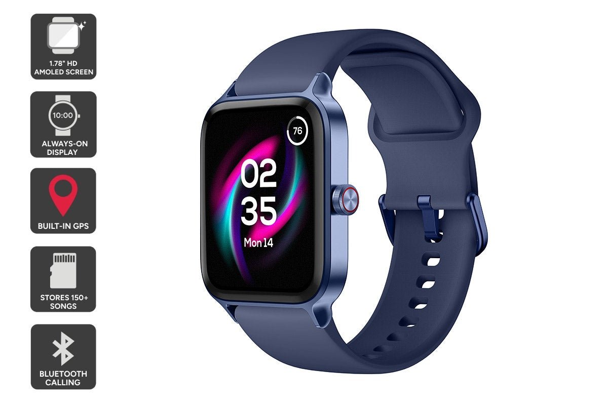 Kogan Active 4 Pro GPS Smart Sports Watch (Navy)