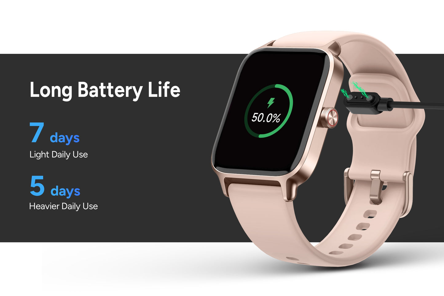 Kogan Active 4 Pro GPS Smart Sports Watch (Rose Gold)