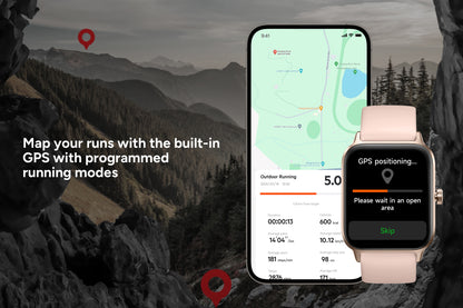 Kogan Active 4 Pro GPS Smart Sports Watch (Rose Gold)