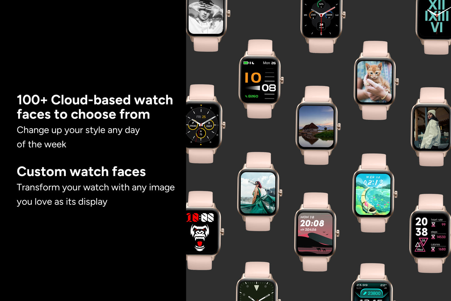 Kogan Active 4 Pro GPS Smart Sports Watch (Rose Gold)