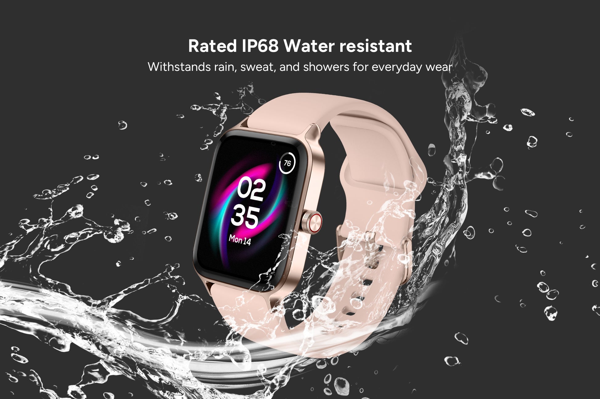 Kogan Active 4 Pro GPS Smart Sports Watch (Rose Gold)