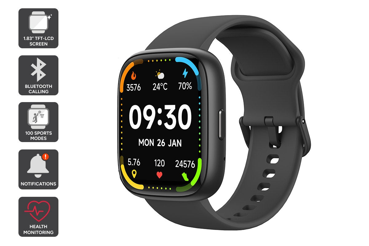 Kogan Active 4 SE Smart Watch (Graphite)
