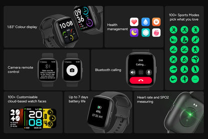 Kogan Active 4 SE Smart Watch (Graphite)