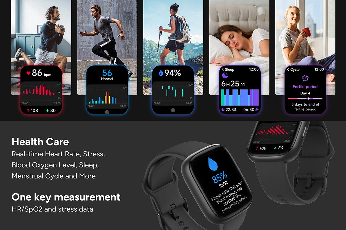 Kogan Active 4 SE Smart Watch (Graphite)