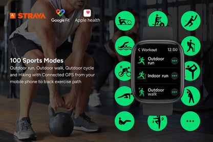 Kogan Active 4 SE Smart Watch (Graphite)