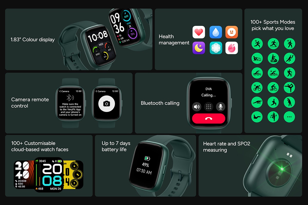 Kogan Active 4 SE Smart Watch (Alpine Green)