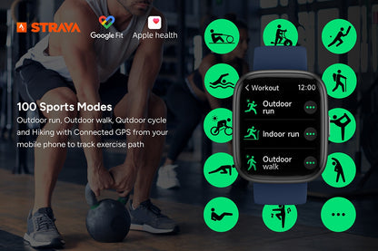 Kogan Active 4 SE Smart Watch (Admiral Blue)