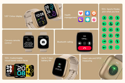 Kogan Active 4 SE Smart Watch (Champagne)