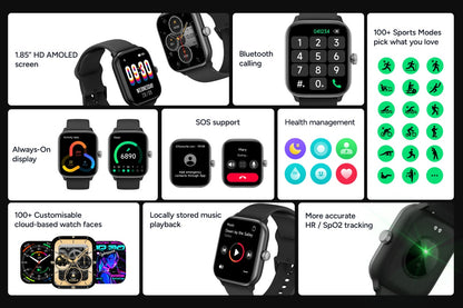 Kogan Active 4 Smart Watch (Black)