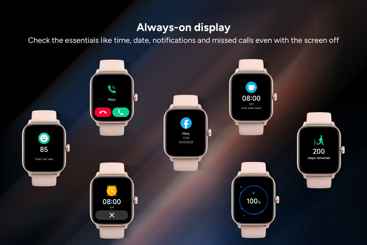 Kogan Active 4 Smart Watch (Rose Gold)