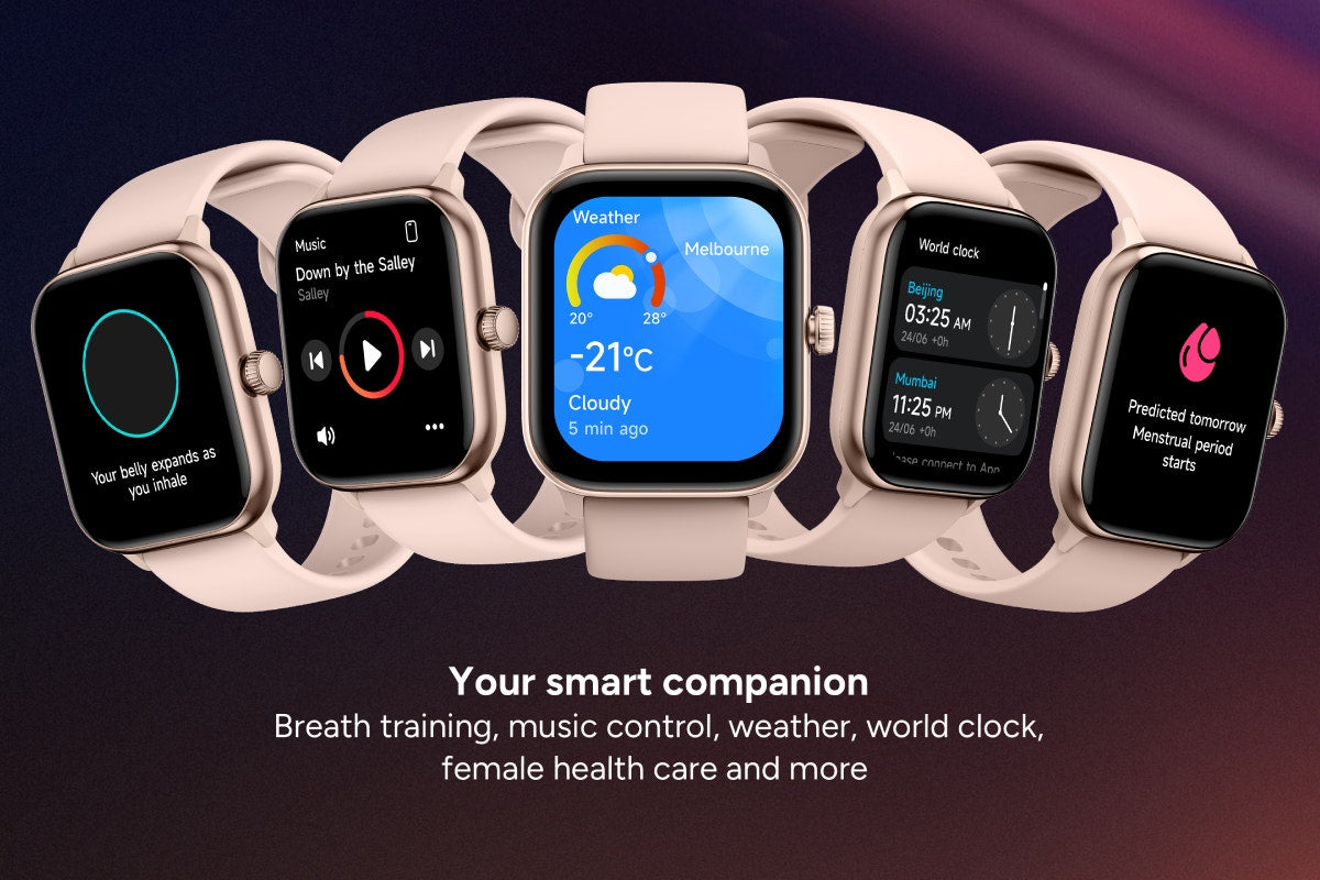 Kogan Active 4 Smart Watch (Rose Gold)