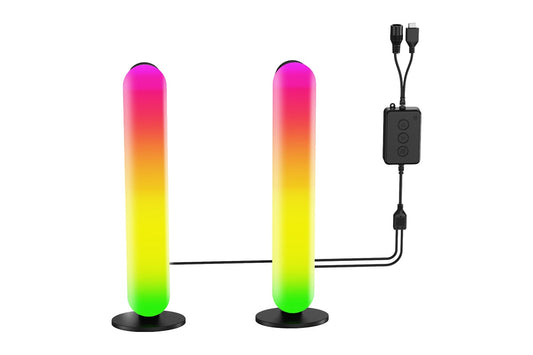 Kogan SmarterHome™ RGBIC Smart LED Ambient Bar Light (2 Pack)